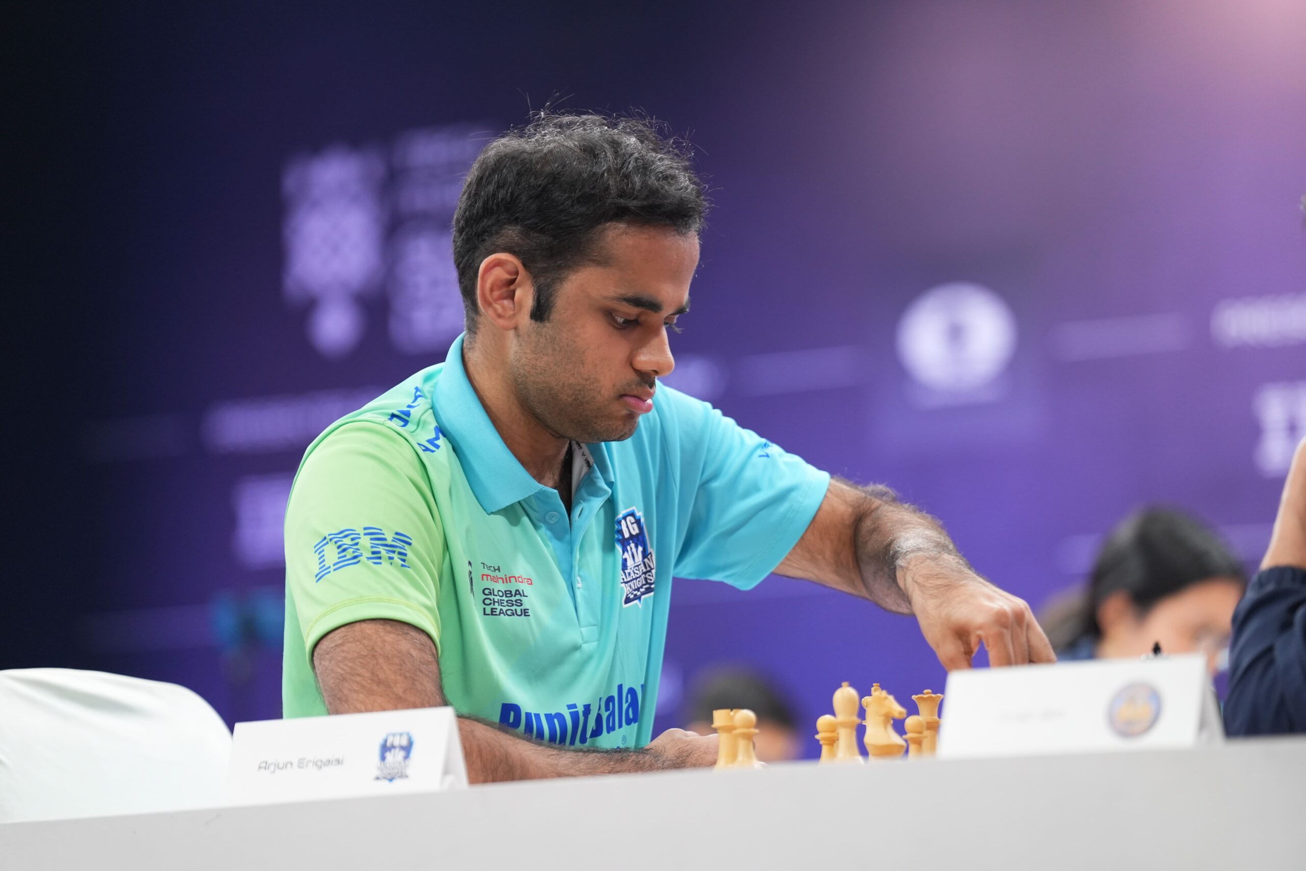 Arju Erigaisi at the Tech Mahindra Global Chess League