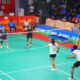 Badminton mixed doubles
