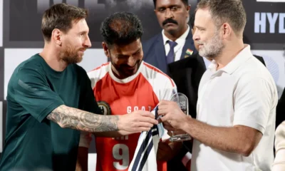 LioneL Messi in Hyderabad for GOAT Tour