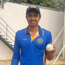 C V Milind bagged three wickets against Rajasthan