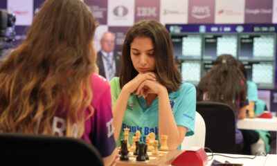 Sara Khadem from PBG Alaskan Knights in action at the Tech Mahindra Global Chess League