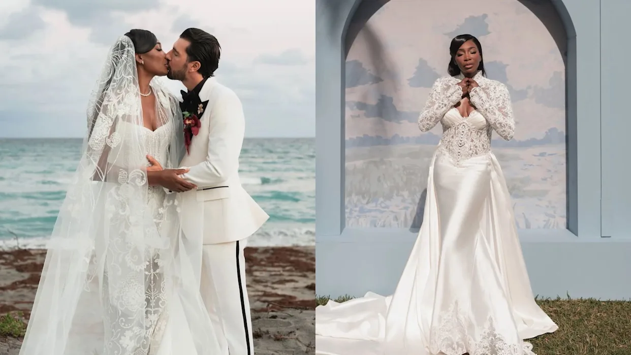 Venus Williams and Andrea Preti