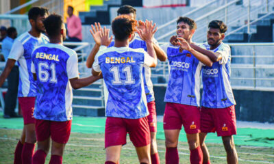 West Bengal players celebrate