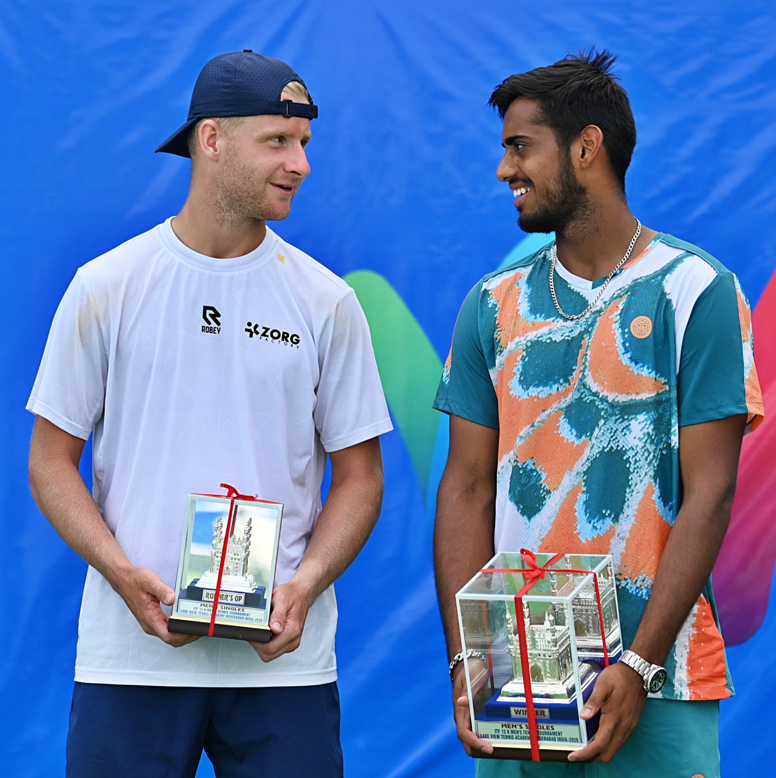 Karan Singh with Max Houkes