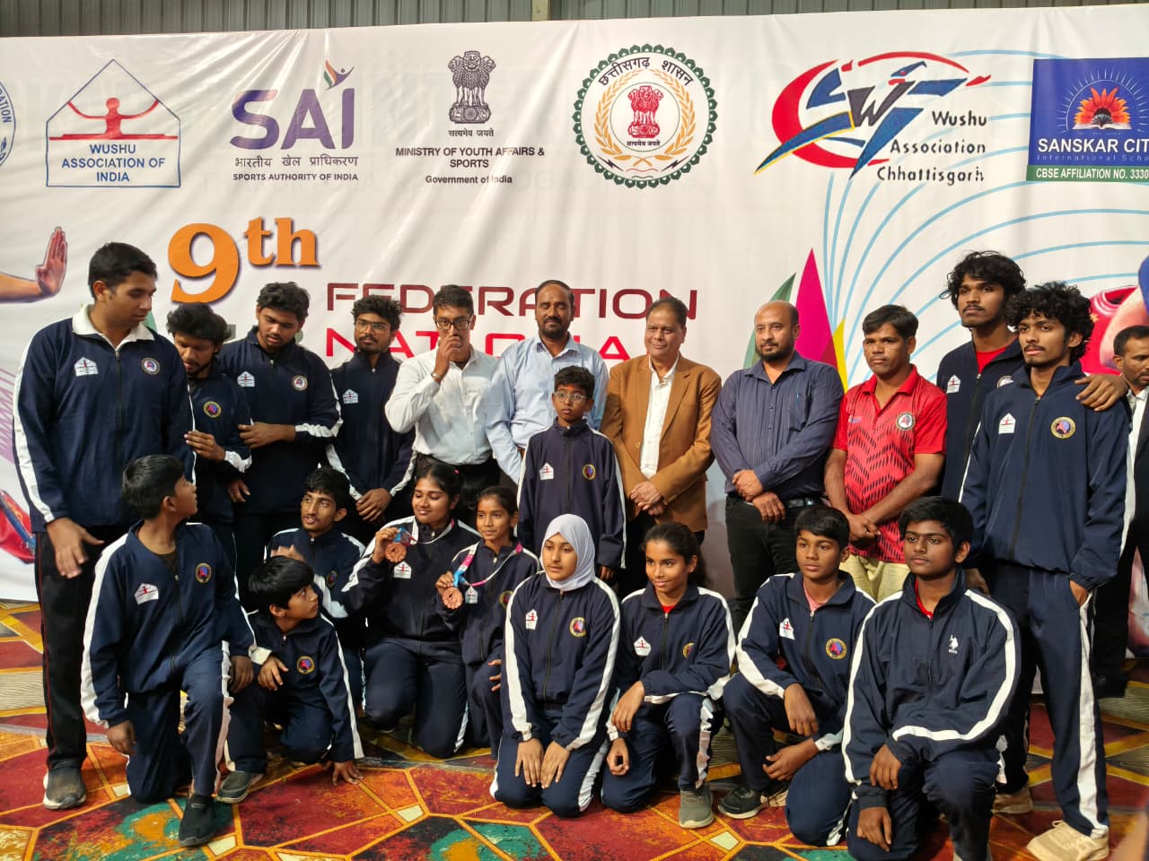 Telangana winners at Wushu meet