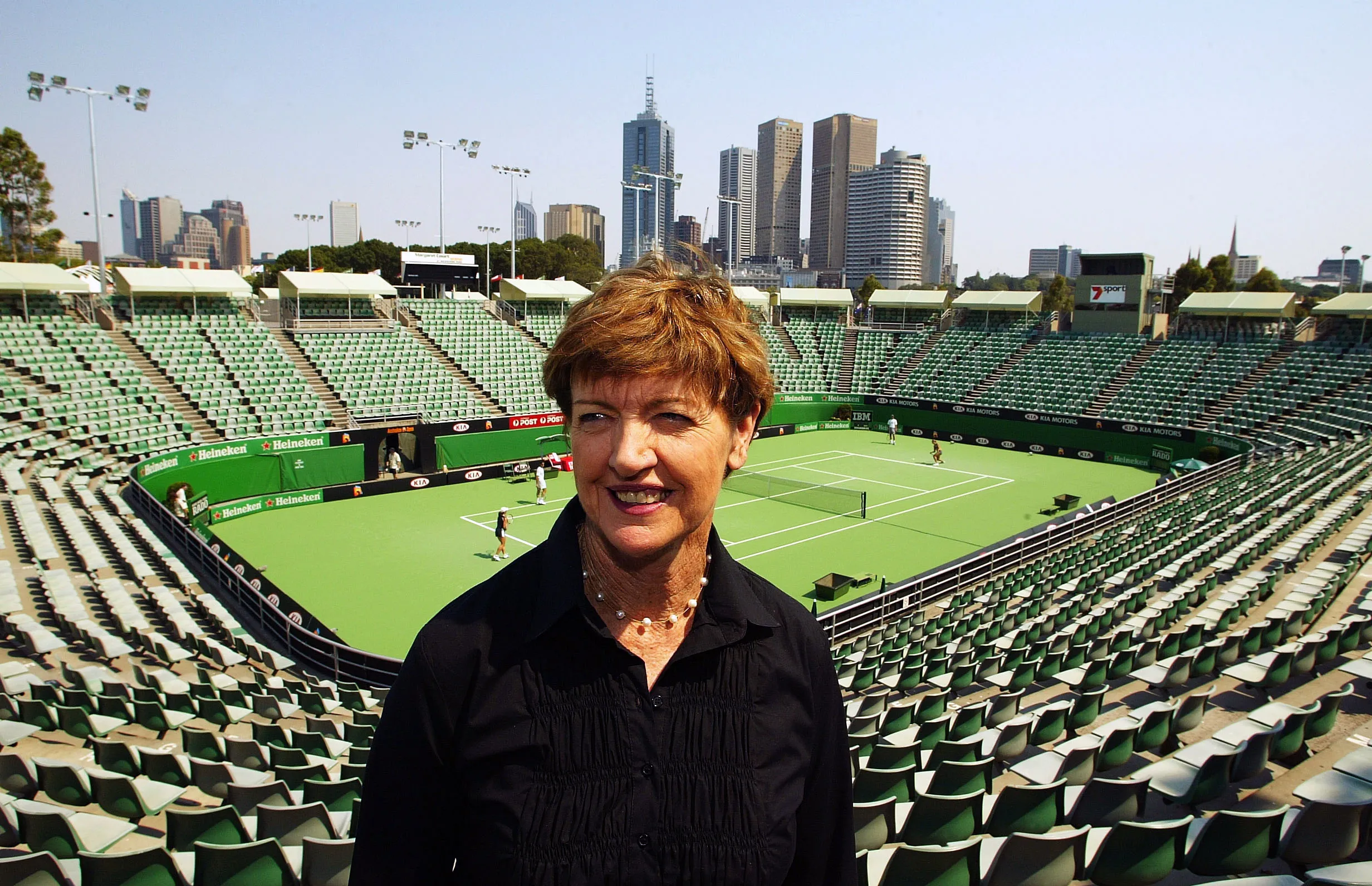 margaret court at Melbourne