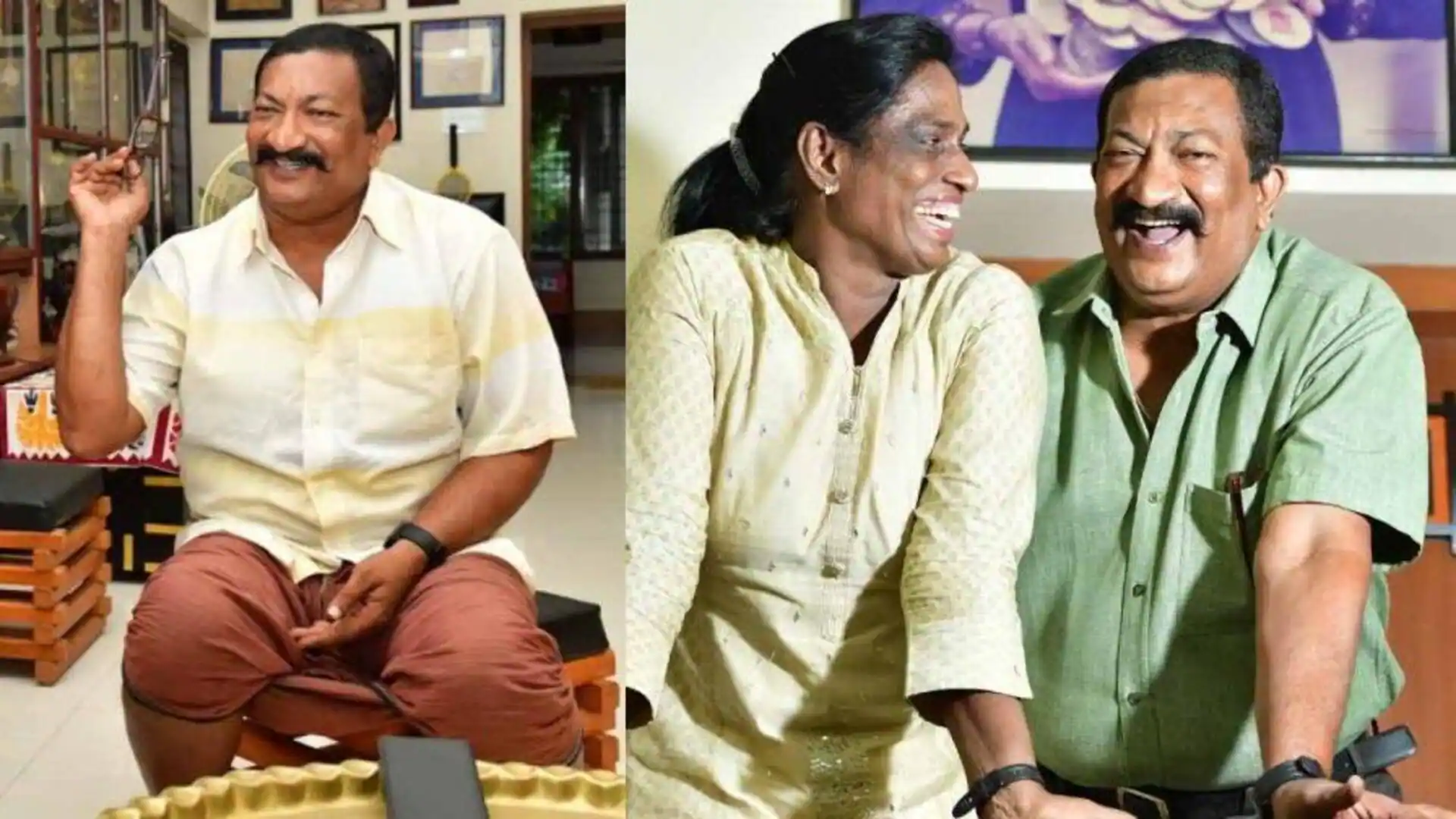 P T Usha and Sreenivasan