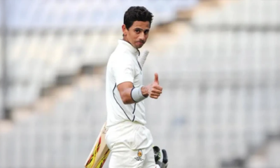 Siddesh Lad hammered a ton against Hyderabad