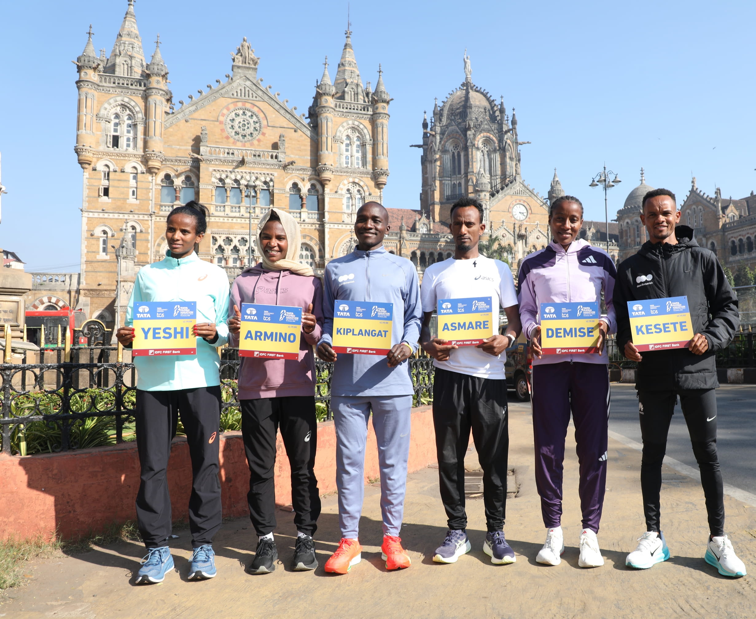 Elite international runners