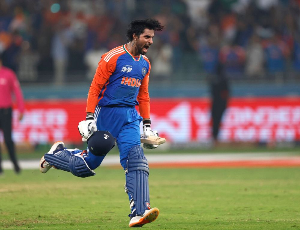 Tilak Varma hit a century for Hyderabad