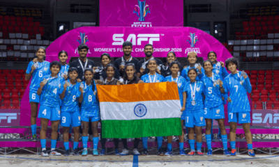 Victorious India team