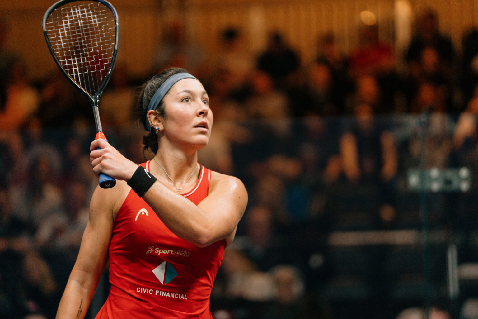 Amanda Sobhy in PSA race