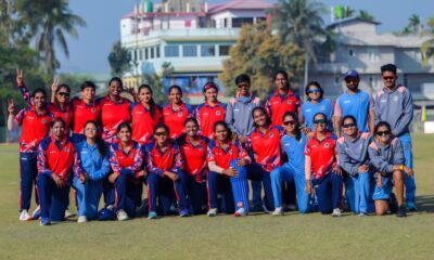 Andhra senior women's team which entered the quarterfinals