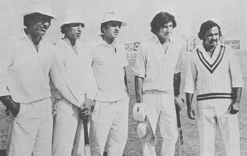 Asif Iqbal with his teammates