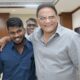 Mohd Azharuddin with Aaron George