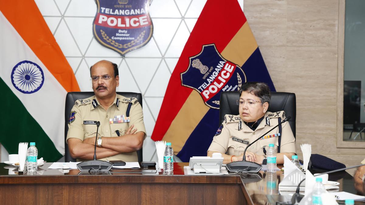 Police football meeting