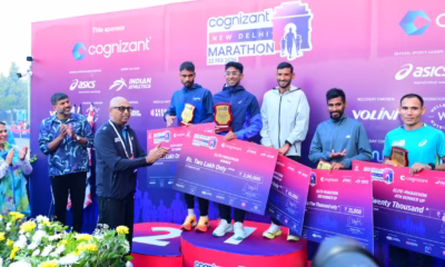 Kartik at New Delhi Marathon