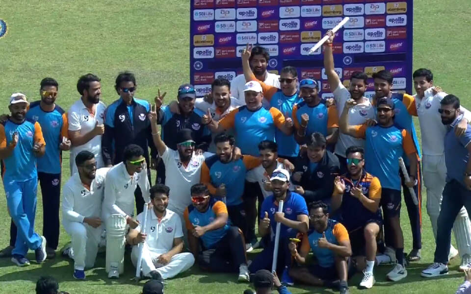 Jammu & Kashmir are Ranji Trophy champions