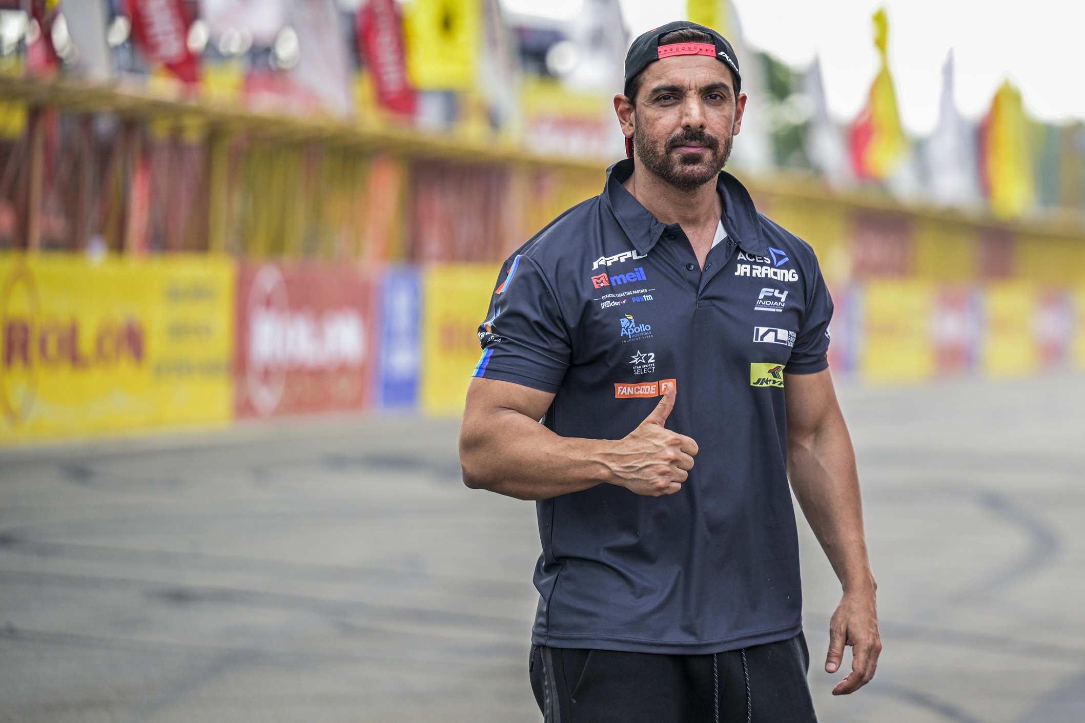 John Abraham and racing