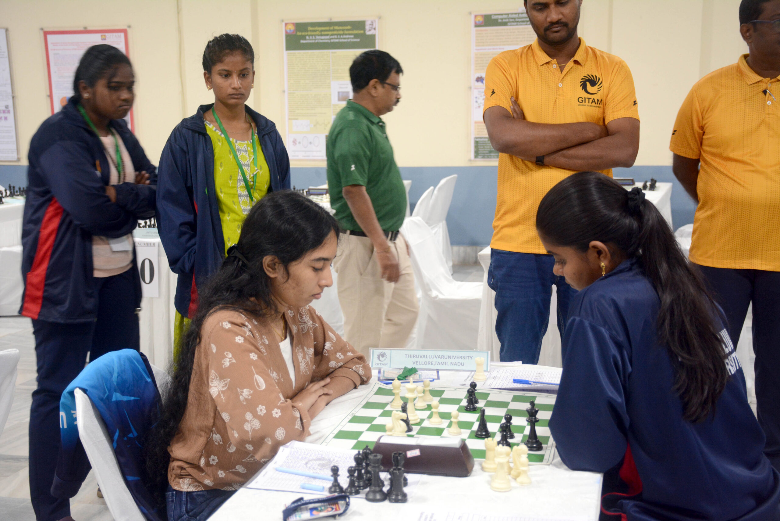 South Zone Inter-University chess at Visakhapatnam. 