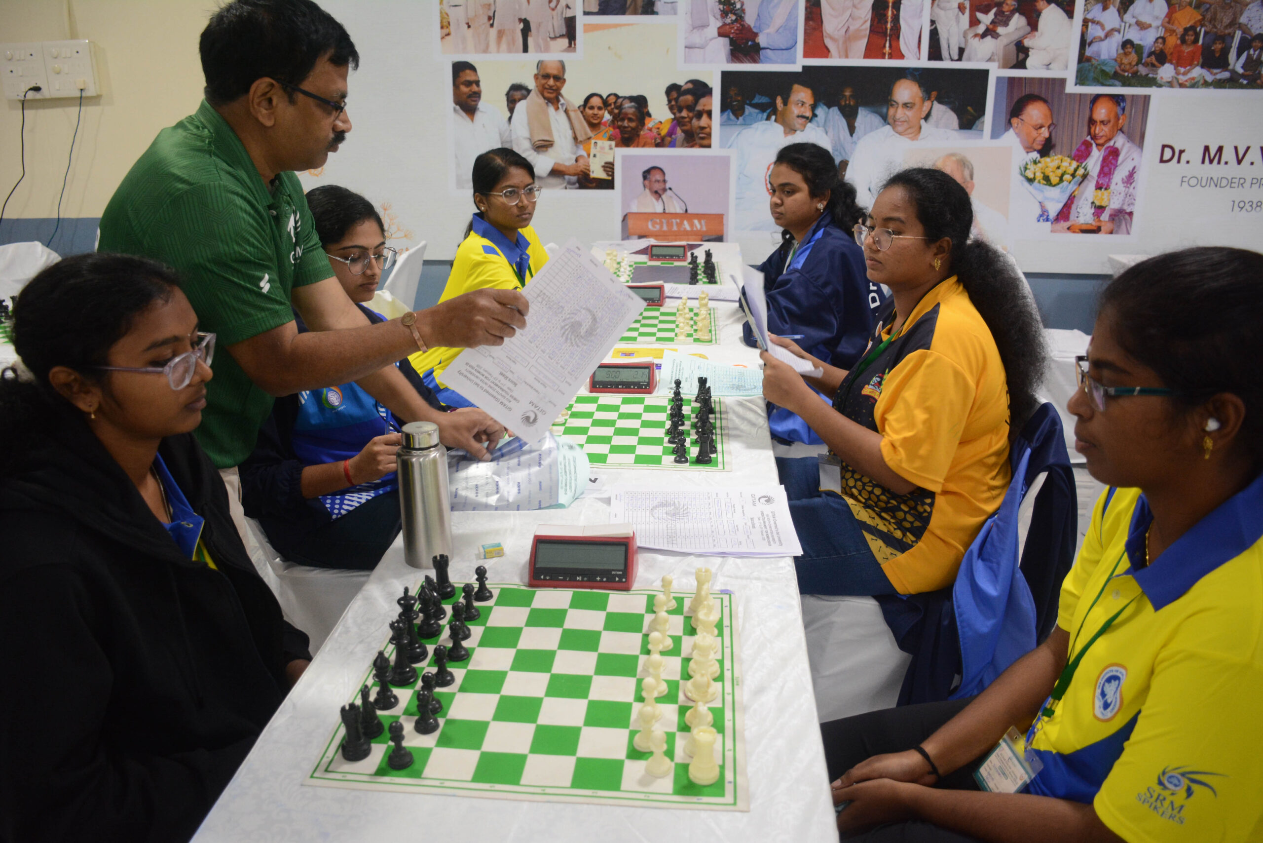 South Zone Inter-University chess at Visakhapatnam