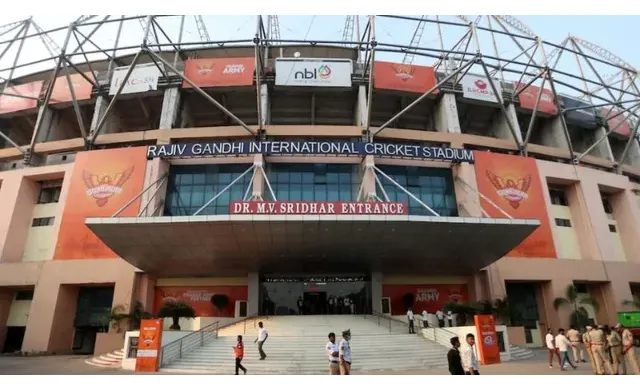 Rajiv Gandhi International Stadium in Uppal