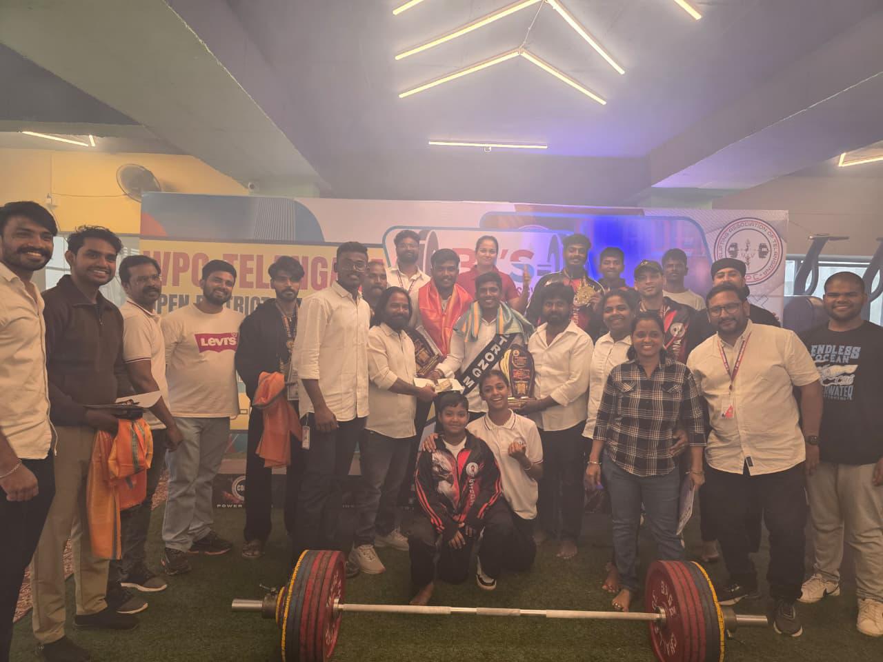 Rangareddy men powerlifters