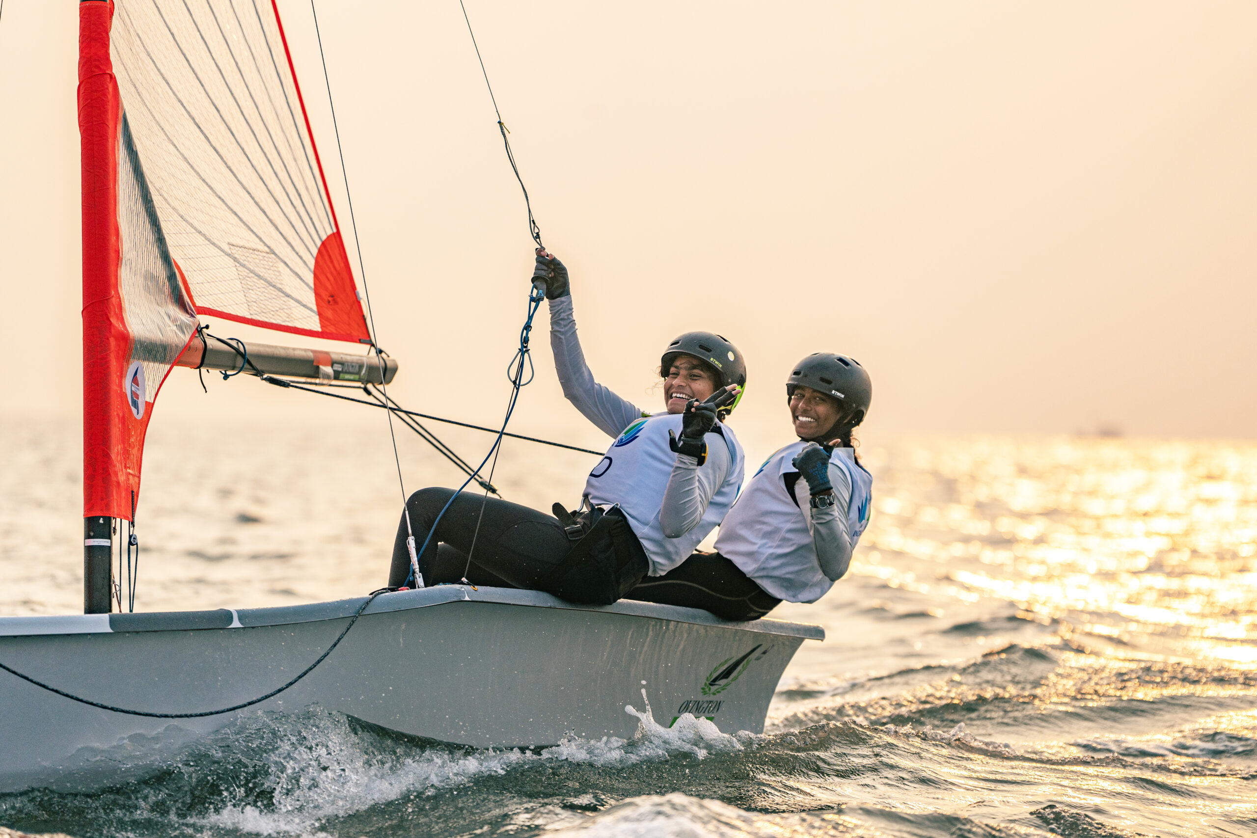 Sailors Suragani Eswa and Kommaravelly Lahari