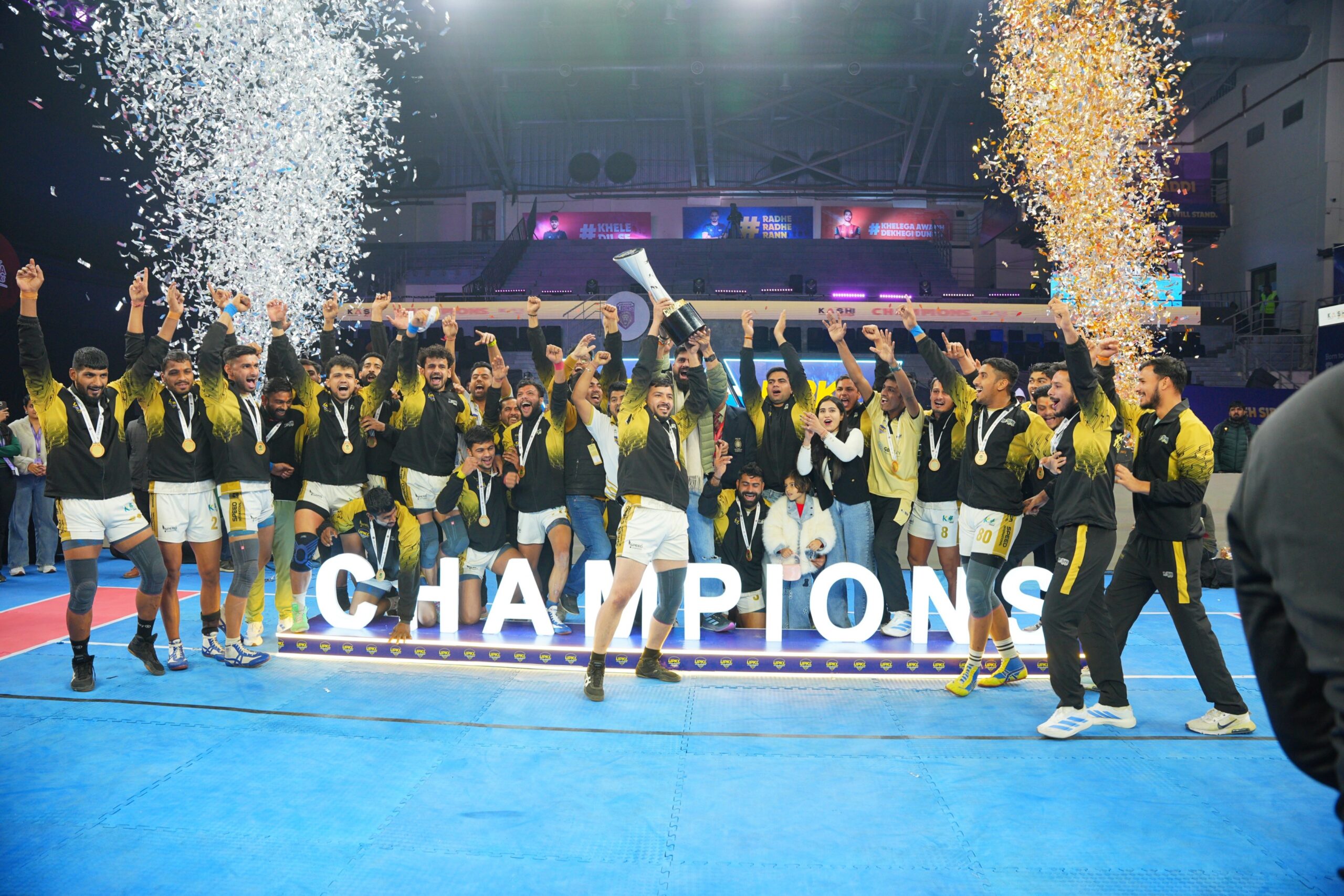 UPKL winners Kashi Kings