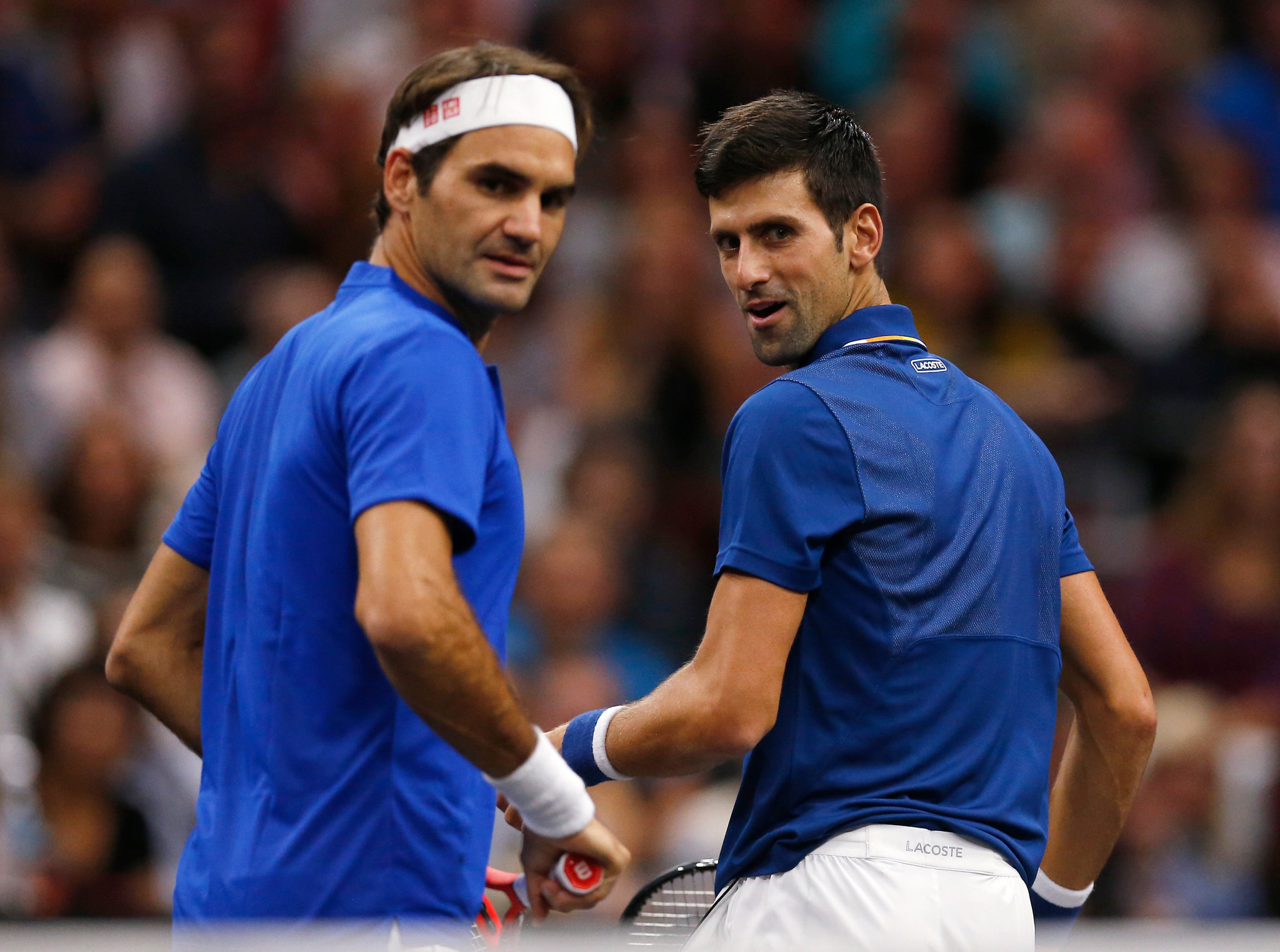 Djokovic and Federer