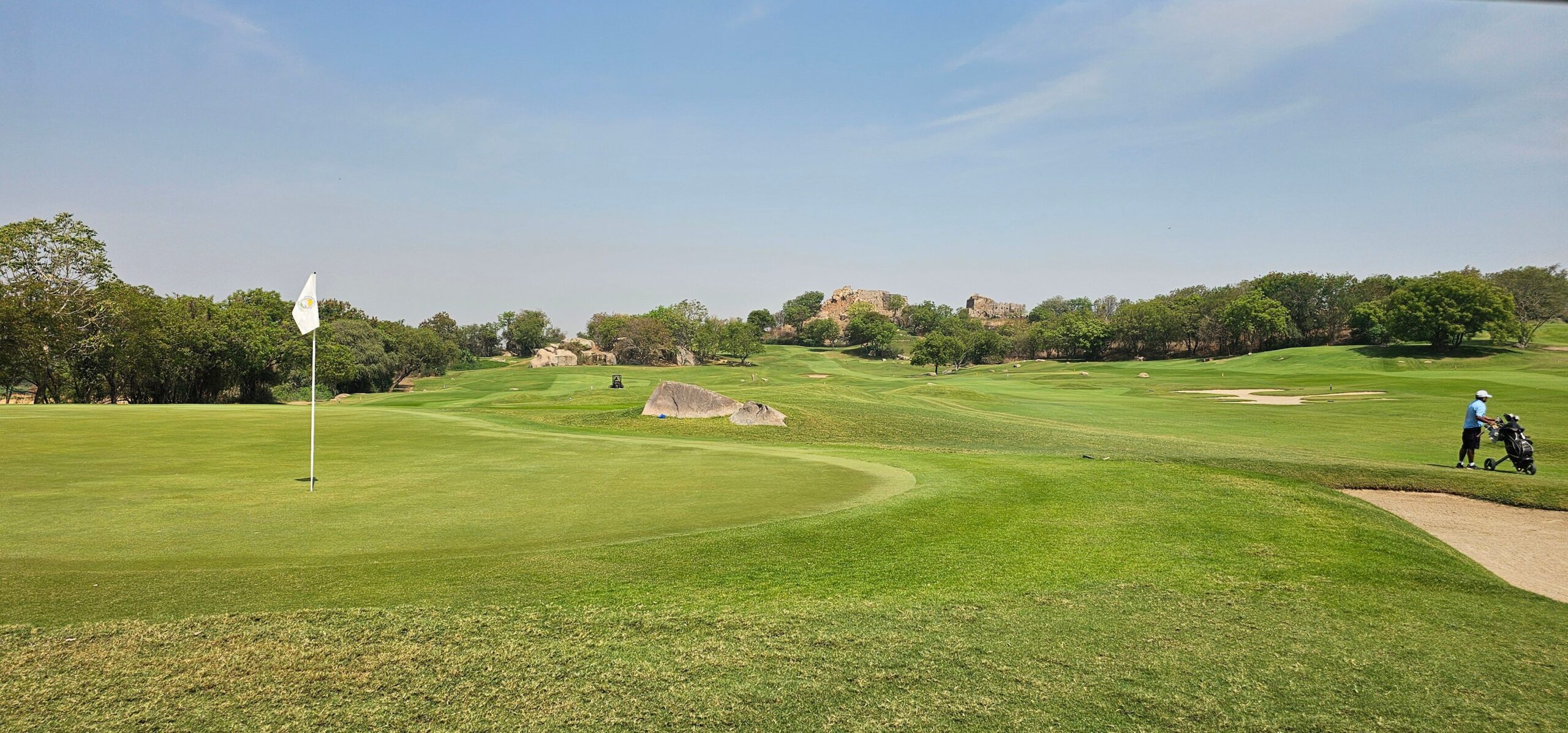 Hyderabad open golf at Boulder Hills