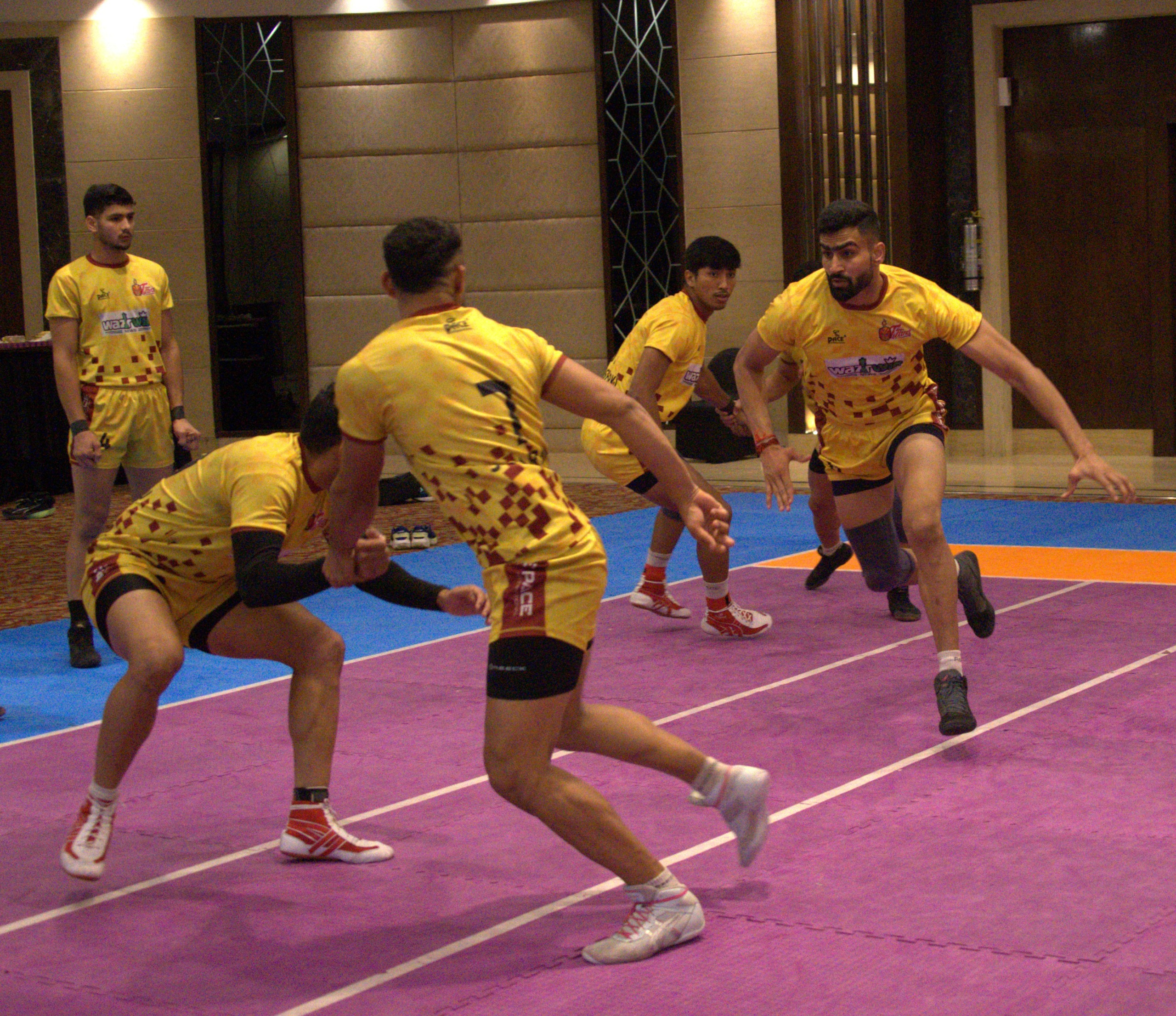 Conditioning camp for kabaddi players
