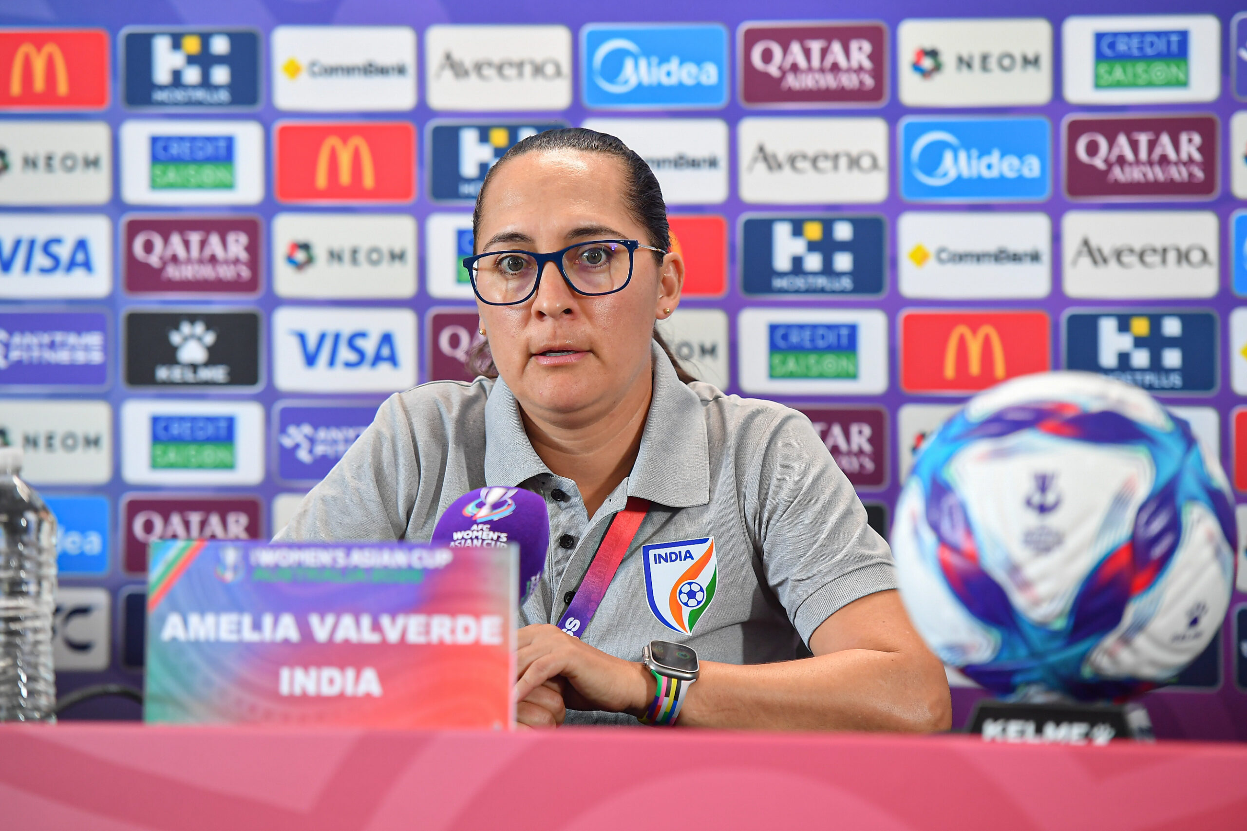 India coach Amelila Valverde