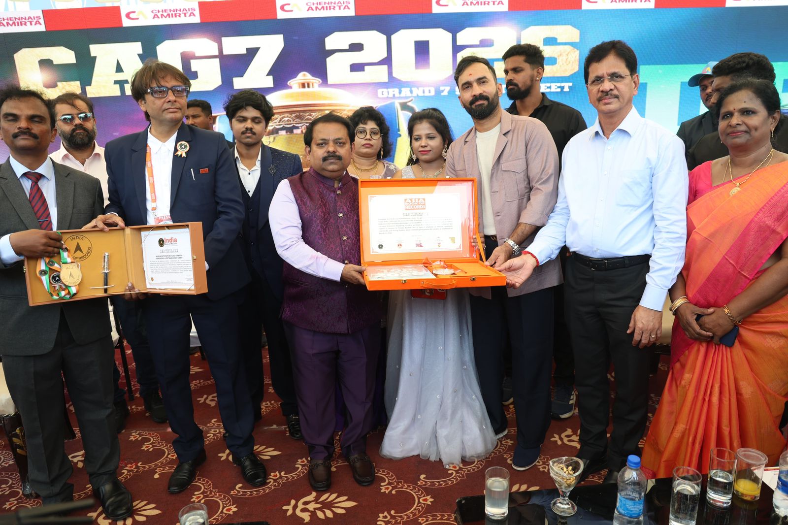 Dinesh Karthik felicitated by Amrita educational institutions