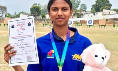 Joshitha won a gold and a bronze medal