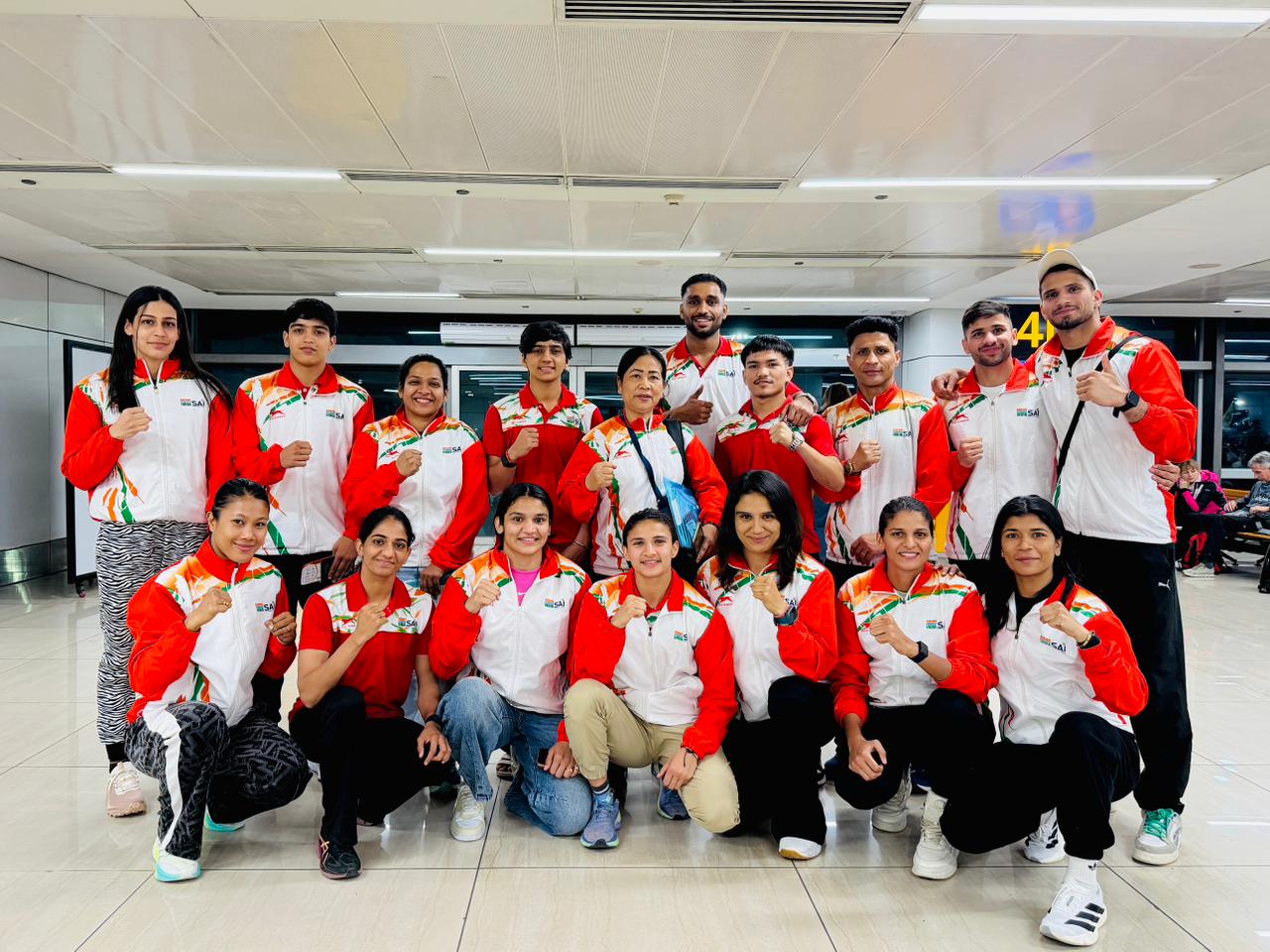 First batch of the Indian boxing team lands in Mangolia