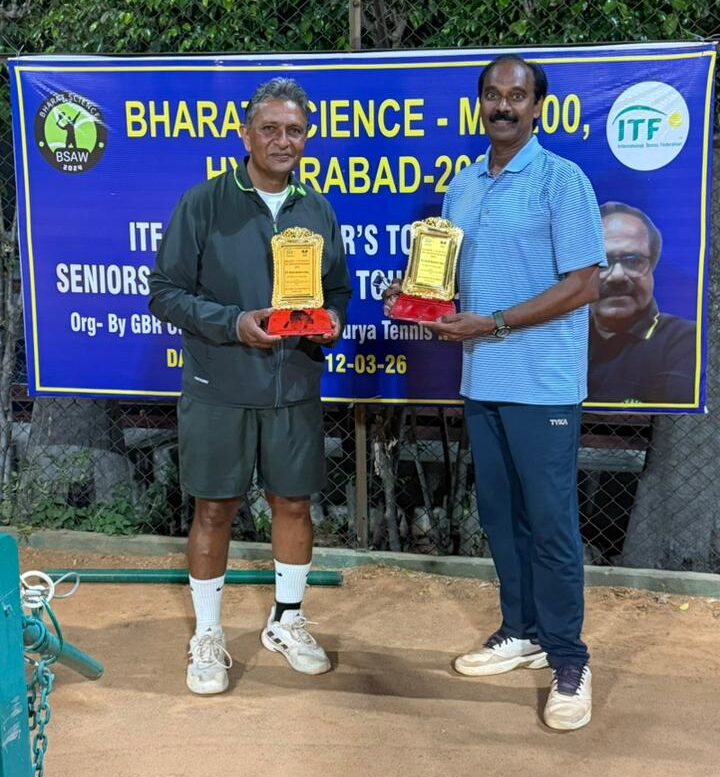 Dhiraj Veerula and Yedla Venkata Sastry won the doubles title