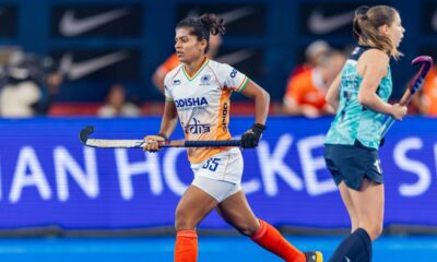 India's midfielder Rutaja