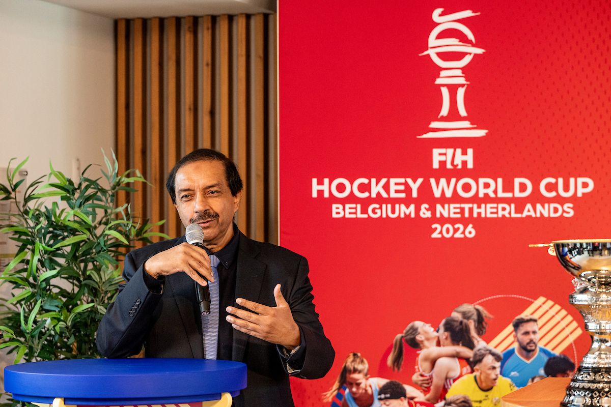 FIH president Tayyab Ikram 