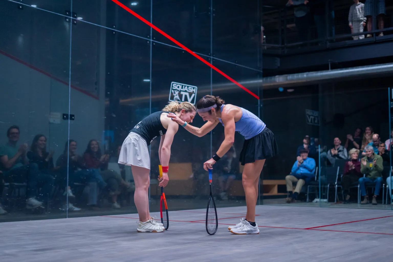 Georgina Kennedy and Amanda Sobhy