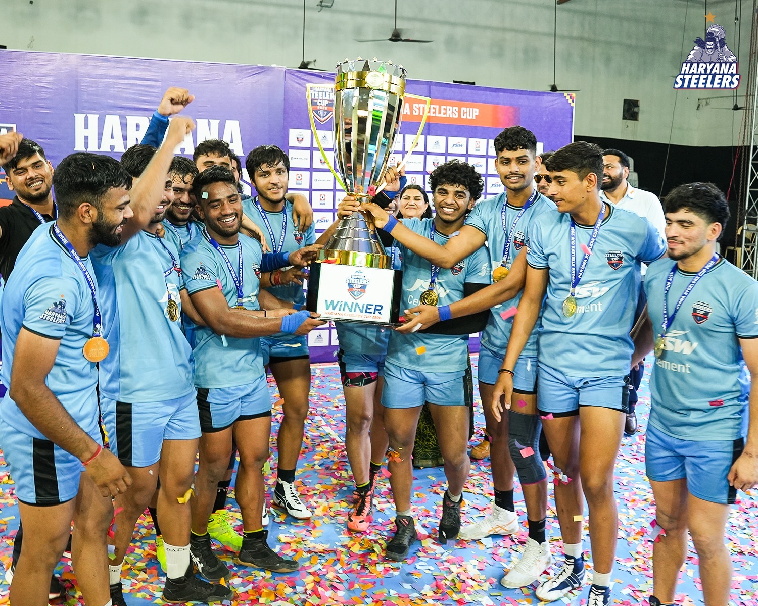 Haryana Steelers Academy defeated Sports Centre Geong  in the HS Cup