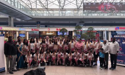 India team lands in Hyderabad