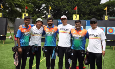 Indian men's compound team won bronze