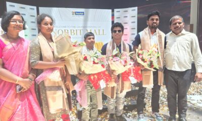 Para-athletes at the Inorbit Mall in Visakhapatnam
