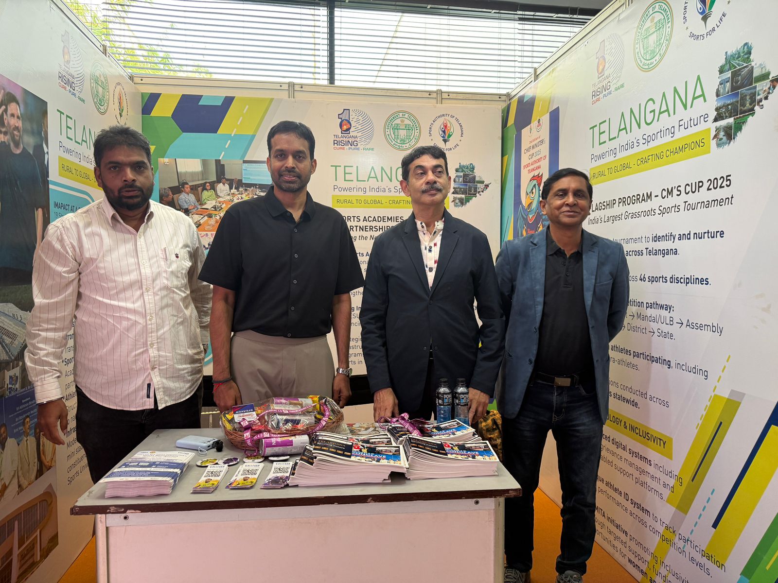 Jayesh Ranjan and Pullela Gopichand