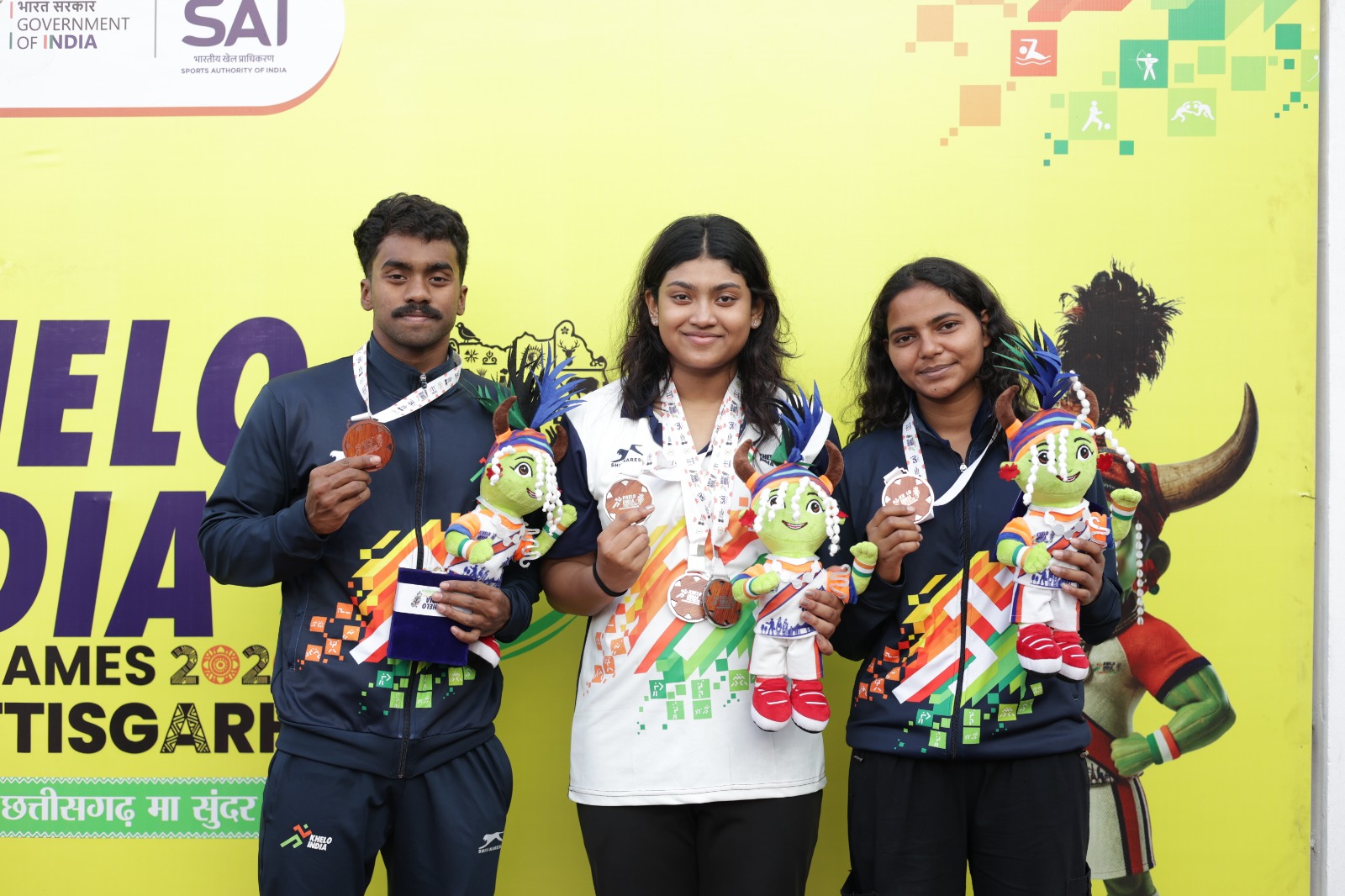 Chhattisgarh swimmers