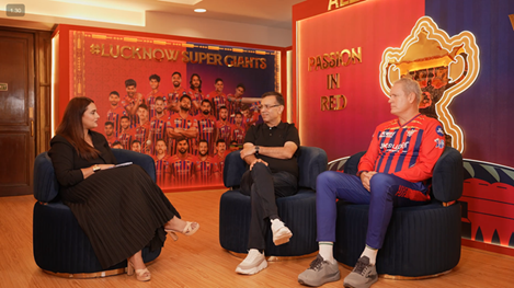 LSG's Sanjiv Goenka and Tom Moody