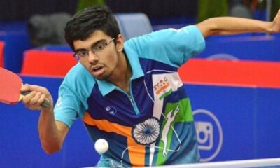 PSPB paddler Manav Thakkar