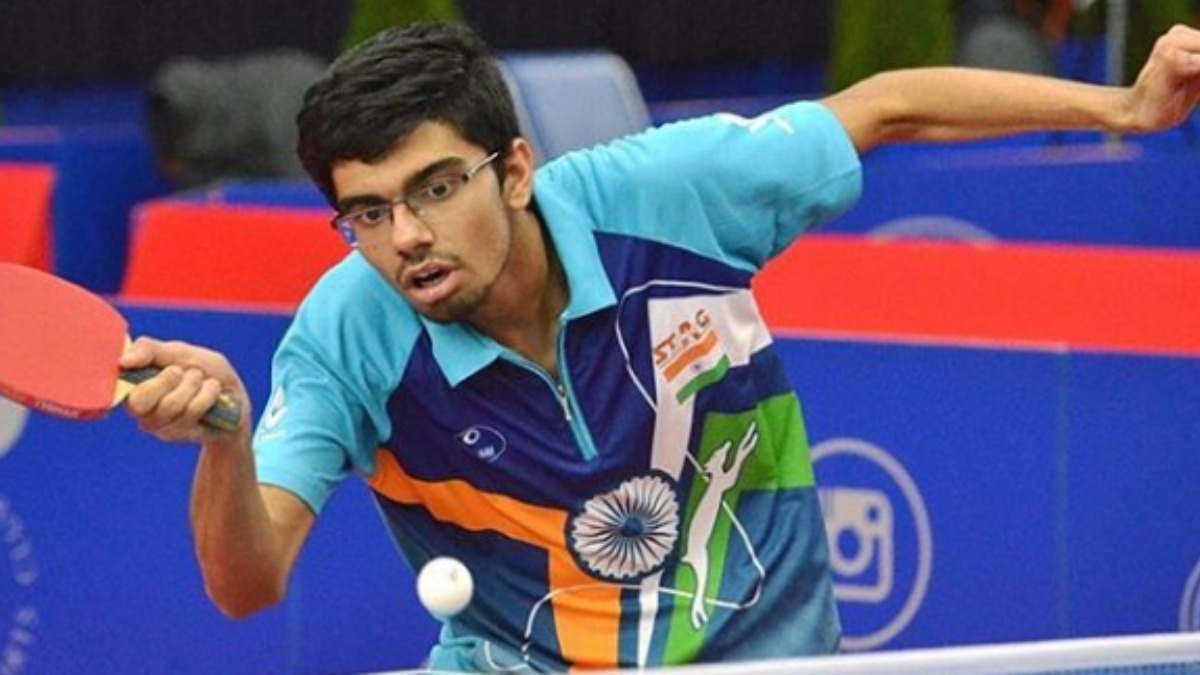 PSPB paddler Manav Thakkar