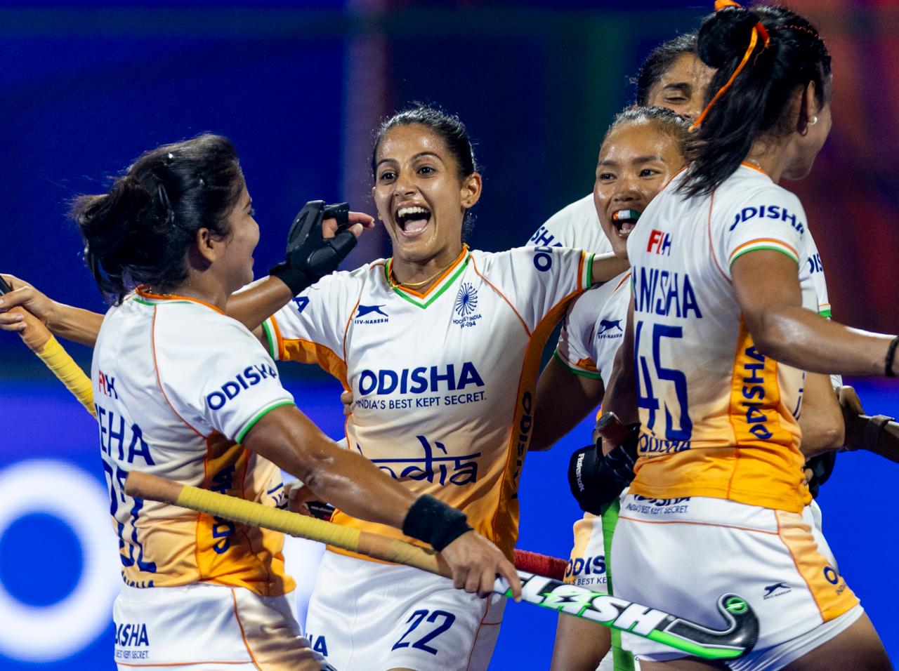 Manisha Chauhan scored the all-important goal for India